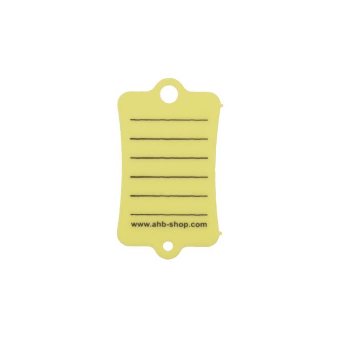 Key Tag Refill Sets, 100 piece | yellow