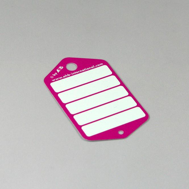 Plastik-Schlüsselanhänger Nachfüllpacks, groß, 100 Stück | pink
