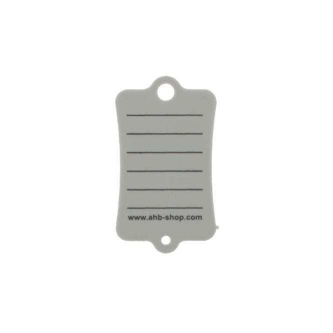 Schlüsselanhänger-Nachfüllpacks, 100 Stück | grau