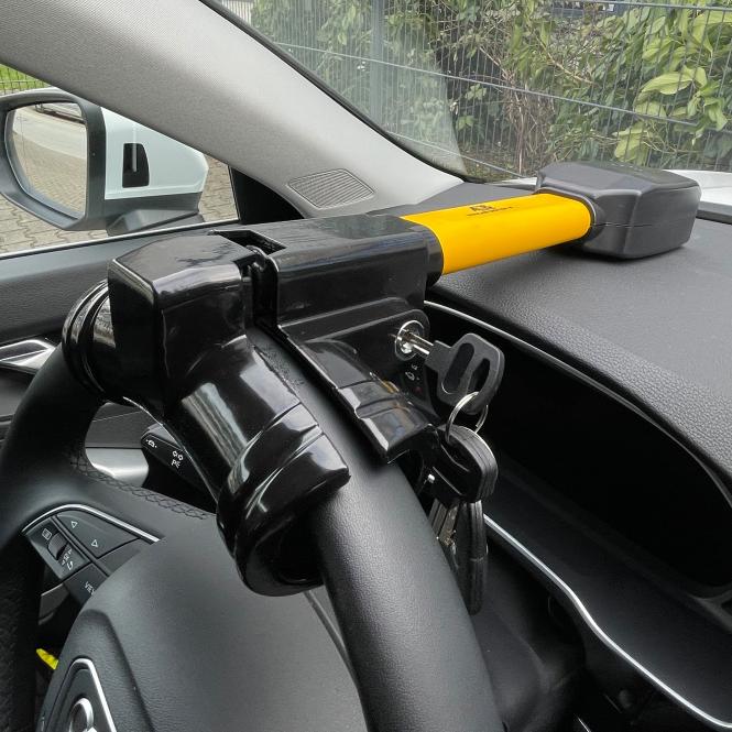 Steering Wheel Clamp with Alarm