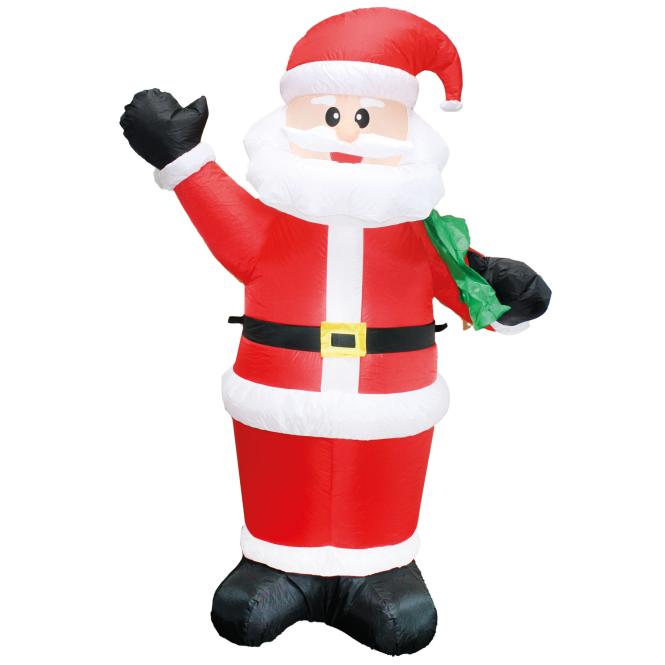 Weihnachtsmann mit Innenbeleuchtung, 180cm