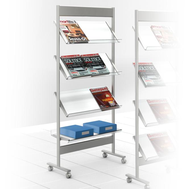 Brochure Racks | 12 x DIN A4