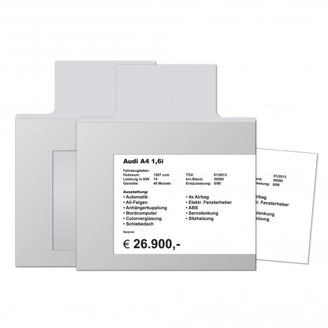 Sale Sheet Holder for Sunvisor | DIN A3 | Landscape