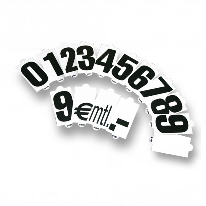 Replacement Numbers Set for Display, 14 piece