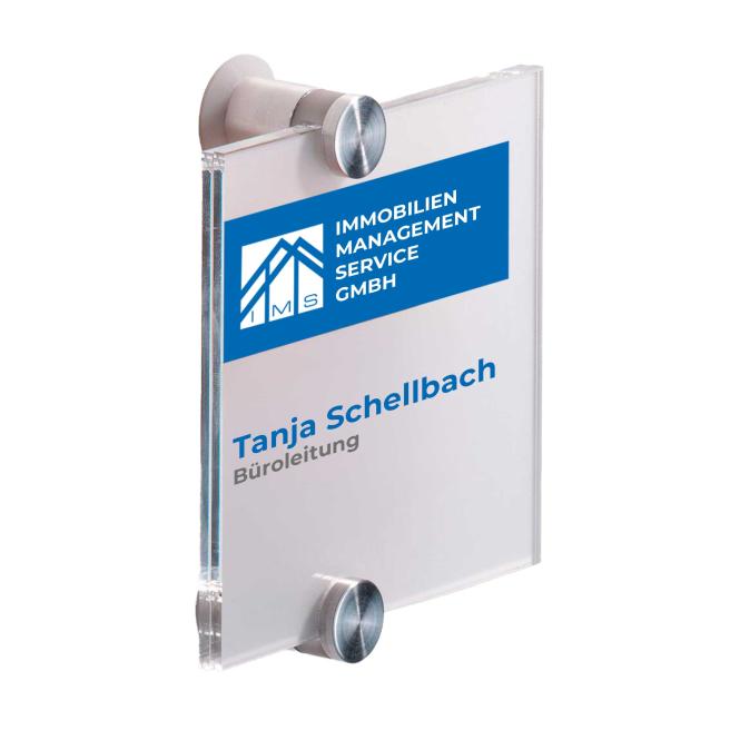 Türschild Acryl, 148 x 105mm