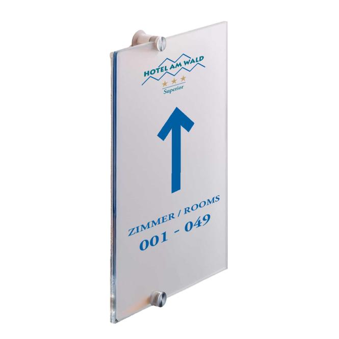 Türschild Acryl,  210 x 148mm