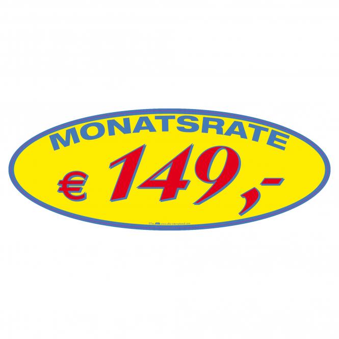 Monthly Rate Stickers | € 149 ,-