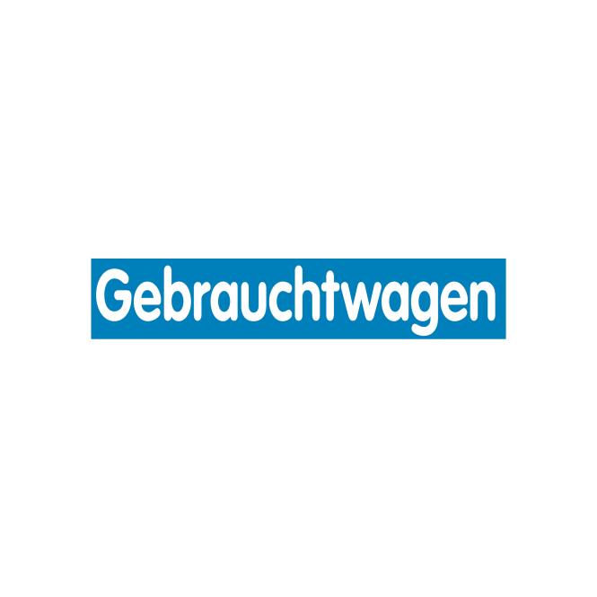 Slogan Stickers blue / white | Used cars