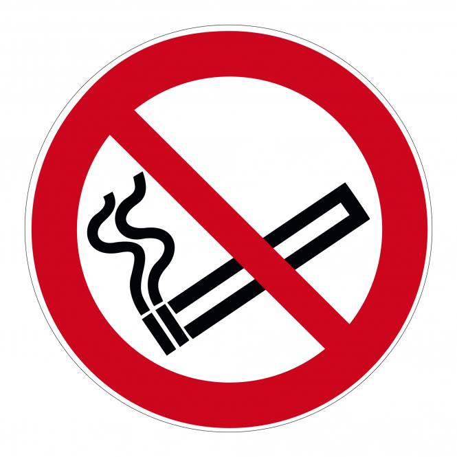 Verbotsschilder nach ASR A1.3 und DIN EN 7010 | Rauchen verboten | Folie