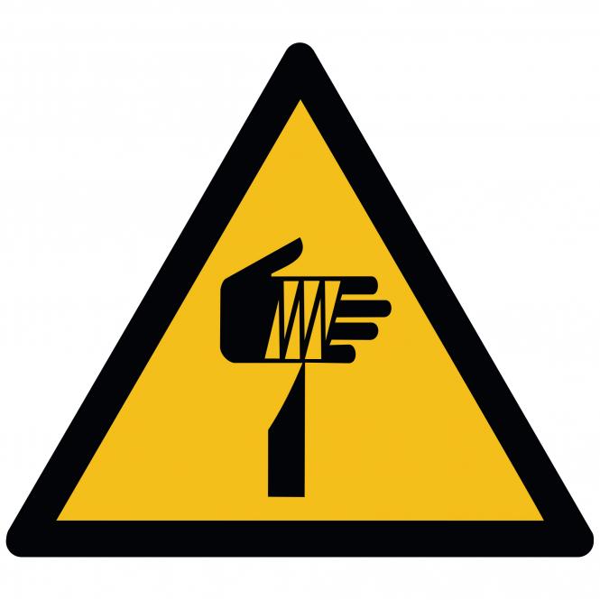 Warnschilder nach ASR A1.3 und DIN EN ISO 7010 | Warnung vor spitzem Gegenstand | Folie