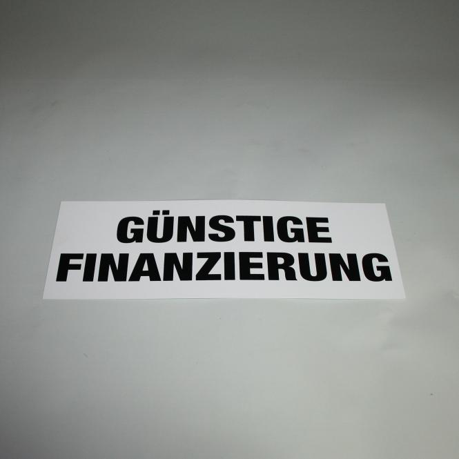 Roto-Imprint "GÜNSTIGE FINANZIERUNG", 3 piece