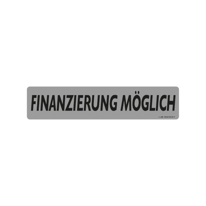 Miniletter, silber/schwarz, verschiedene Texte | Finanzierung möglich