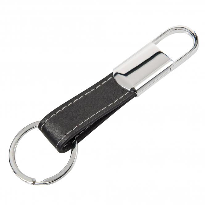 Key Fob, metal and synthetic leather