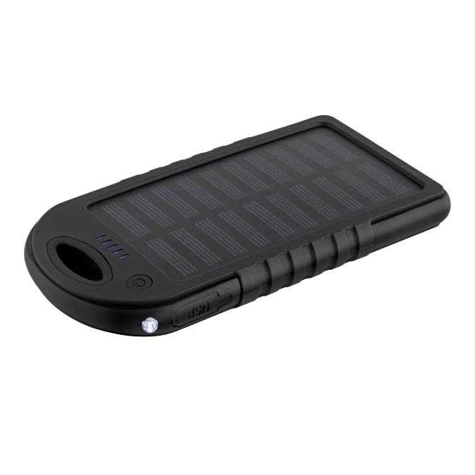 Solar power bank, splash-proof