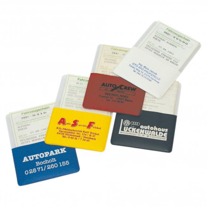 Motor Vehicle Certificate Cover | red