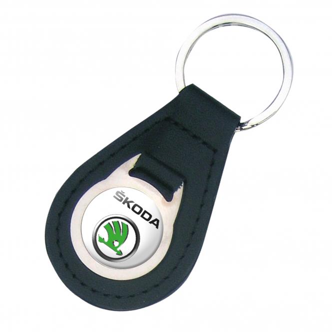 Key Fob, synthetic leather and metal