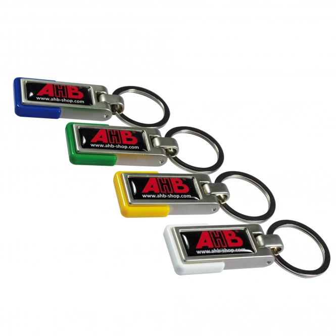 Key Fob, metal and plastic