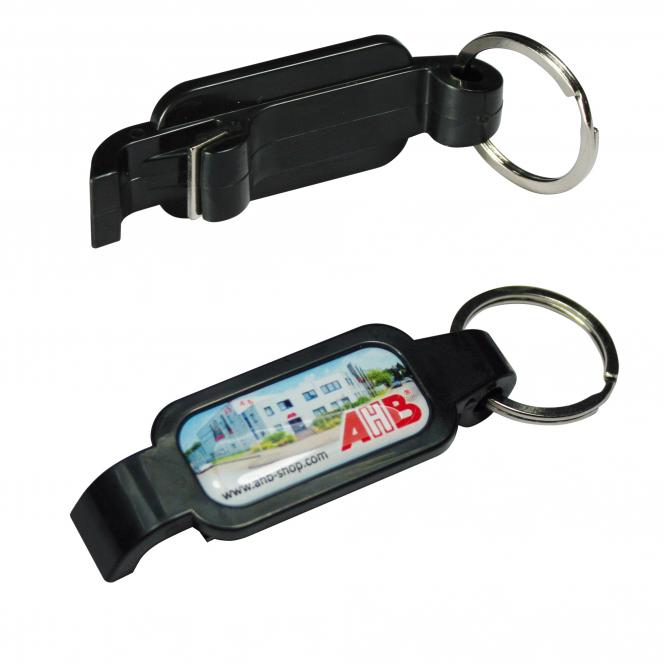 Key Fob, plastic and metal