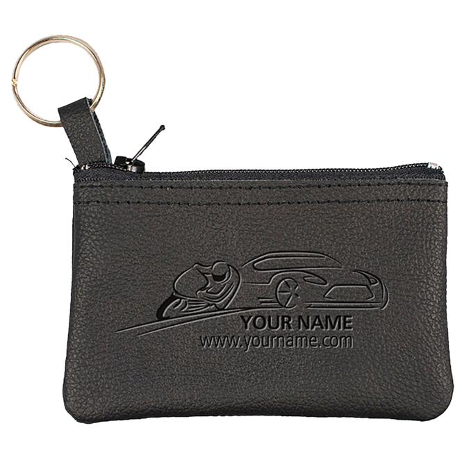 Key Pocekt, synthetic black leather
