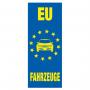 Fahne "EU Fahrzeuge", 120 x 300 cm
