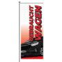 flag "Gebrauchtwagen", red/white