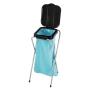 Garbage bag stand 1-fold stand with metal legs