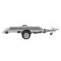 Motorcycle trailer low loade –hydraulically lower.