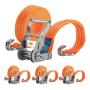 Spanngurte mit Ratsche – 4er Set (3000 daN)