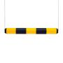 Height limiter, reflective, black/yellow