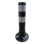 flexible Post black, Stripes silver, 450 mm