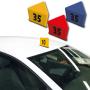 Guide number carrier "Kompakt", red