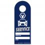 Tag for rearview mirror