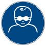 Mandatory Sign "Wear eye shielding for patients"