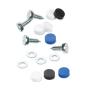 License plate mounting set, passenger car 5.5 x 16