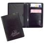 ID card holder, made of imitation leather, black